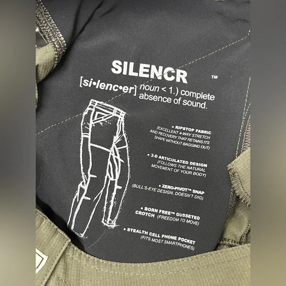 Men's 32 x 32 KUHL Silencr Technical Hybrid Lightweight Active Pants